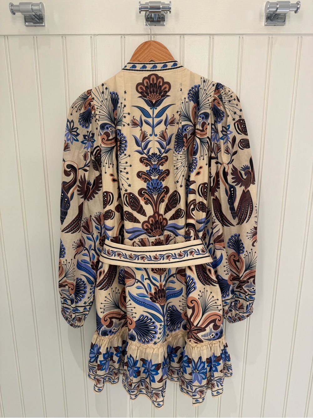 FARM Rio Long Sleeve Belted Mini Dress | Size Small | Perfect Condition - Picture 3 of 9